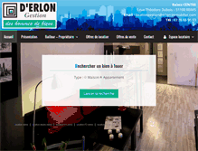 Tablet Screenshot of erlon-gestion.com
